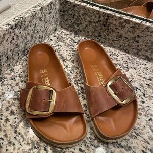 Birkenstock Brown Leather Sandals